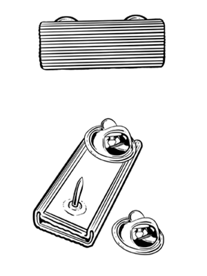 Clutch Back Ribbons Ribbons
